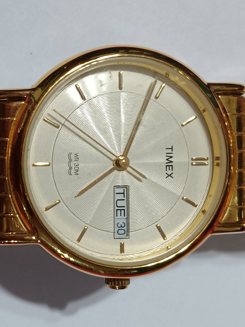 Timex Gold and Silver Men's Day-Date Dress Watch
